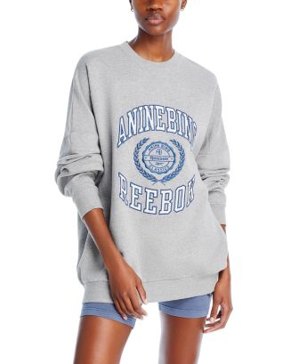 ANINE BING KENNY スウェット ANINE BING Kenny Sweatshirt Motel in Heather Grey | REVOLVE