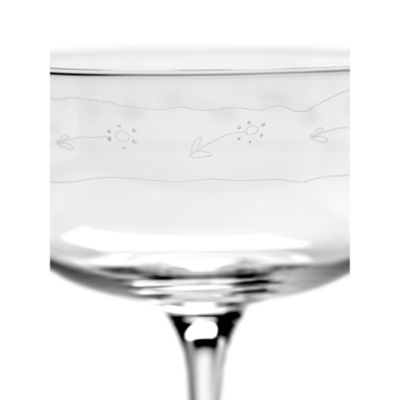 Champagne Coupe Anemone Vaniglia Midnight Flowers by Marni