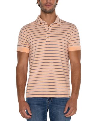 Liverpool Los Angeles - Striped Short Sleeve Polo Shirt