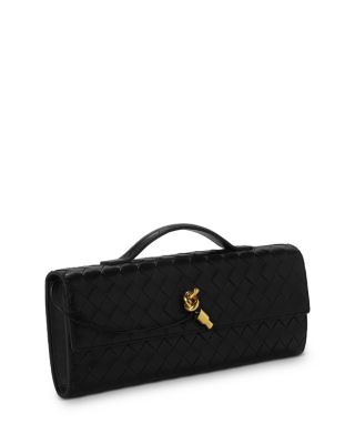 Andiamo Intrecciato Leather Clutch