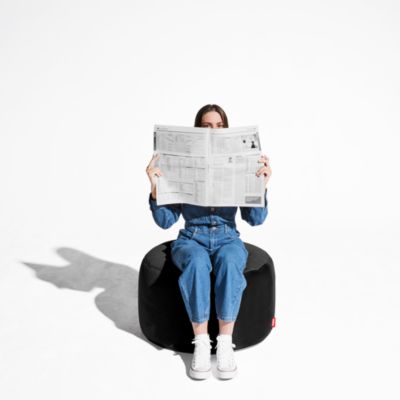 Point Large Royal Velvet Pouf