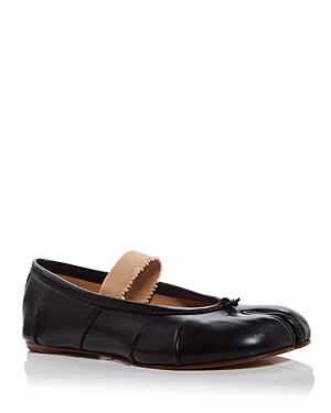 Maison Margiela Women's Tabi Ballet Flats In Black