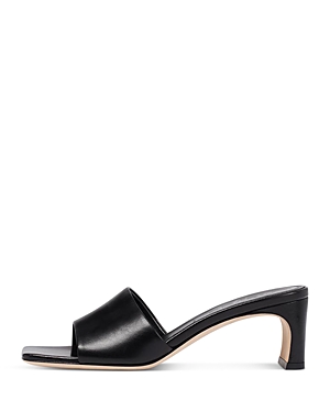 Aeyde Jeanie 55mm Leather Mules In Black