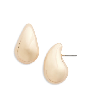 Aqua Large Tear Shape Drop Earrings in Gold Tone - 100% Exclusive