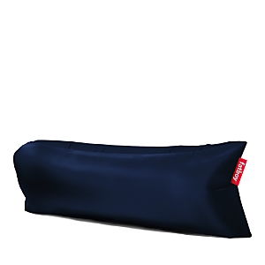 Shop Fatboy Lamzac Inflatable Lounger In Dark Blue