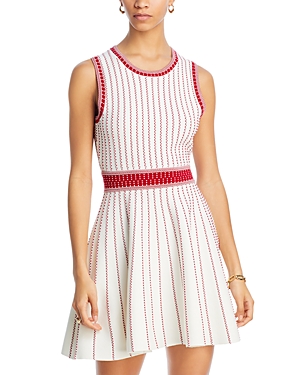 Vertical Textured Knit Dress