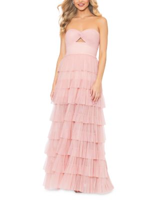 Bloomingdales Aqua Pink outlets Cocktail Dress