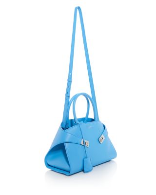 Small Hug Leather Top Handle Bag