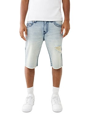Shop True Religion Ricky Super T Jean Shorts In Shore Light Wash