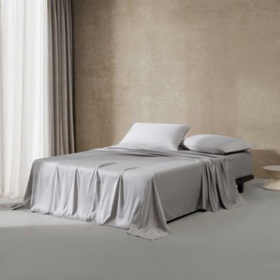 Calvin Klein Pearl Edge Cotton Sateen 300 Thread Count Sheet Set, King