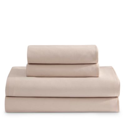 Calvin Klein Pearl Edge Cotton Sateen 300 Thread Count Sheet Set, King