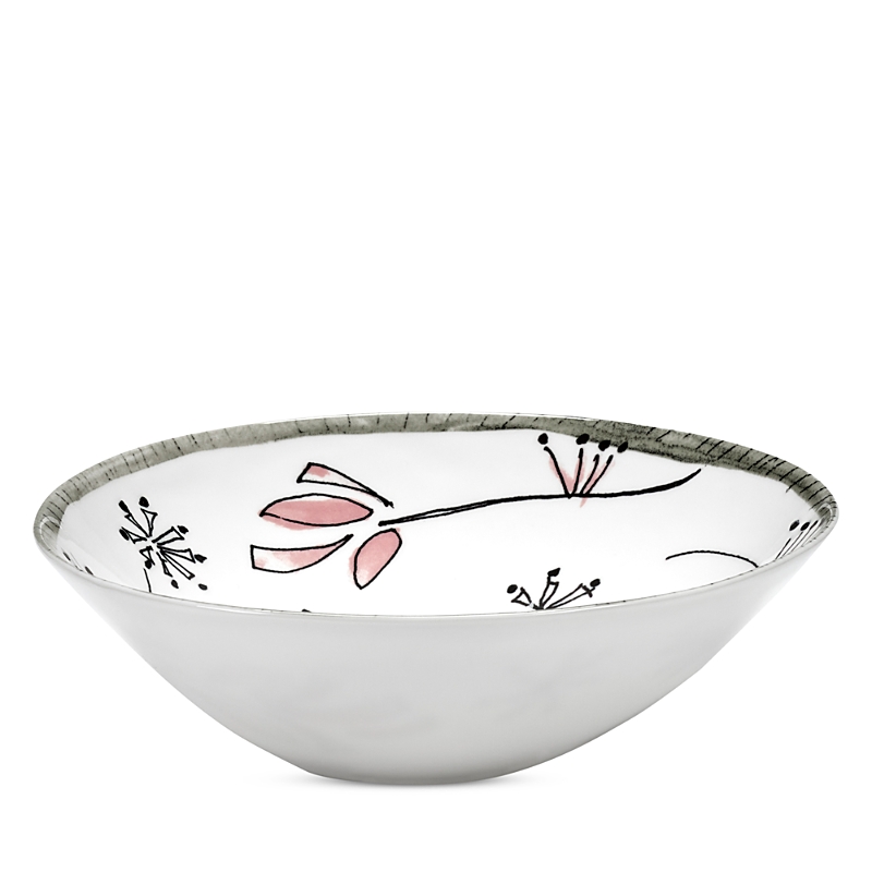 Serax X Marni Fiore Rosa Midnight Flowers Medium Low Bowl In Multi