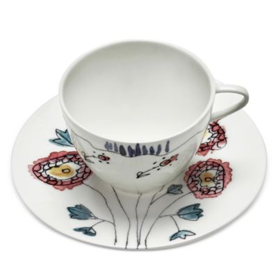 Marni Anemone Milk Small Coffee Cup & Saucer