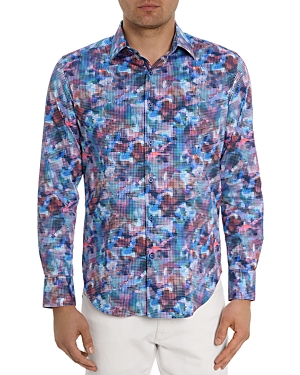 Robert Graham Outer Banks Printed Long Sleeve Button Front Shirt In Multi In Multi