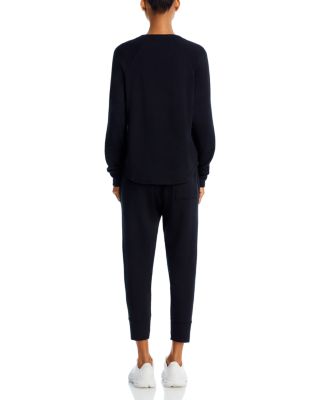 Warm Up Curved-Hem Sweatshirt