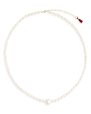 Shashi Giselle Cultured Freshwater Pearl Necklace, 16.25-18 In White