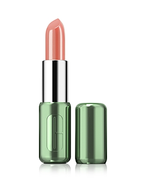 Shop Clinique Pop Shine Longwear Lipstick In Nude Pop