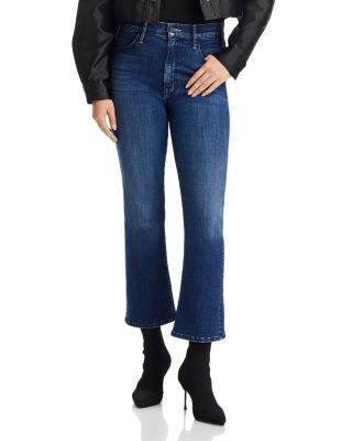 MOTHER - The Lil' Hustler Petites High Rise Cropped Straight Jeans in Heirloom