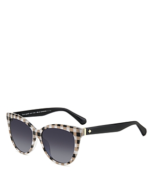 Shop Kate Spade New York Daesha Cat Eye Sunglasses, 56mm In Multi/gray Gradient
