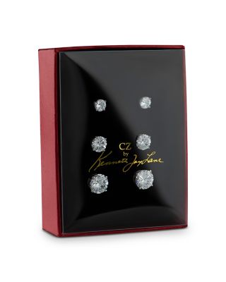 Round Stud Earring Set