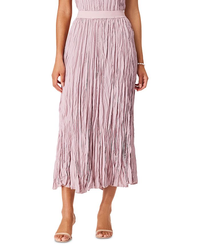 NICOLINE CRINKLE MIDI SKIRT
