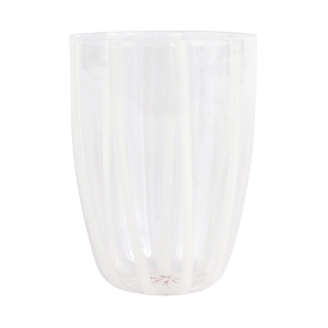 Shop Vietri Nuovo Stripe Tall Tumbler In White