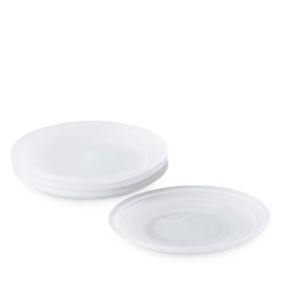 La Jolla White Bread & Butter Plate, Set of 4