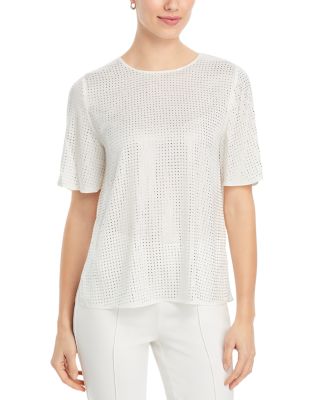 Kobi Halperin - Nadia Studded Short Sleeve Top