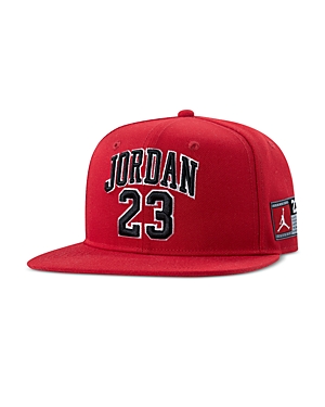 Jordan Jersey Flat Brim Cap - Big Kid In Gym Red
