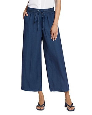 Nydj Jayne Indigo Ocean Wide Leg Jean In Indigo Ocean