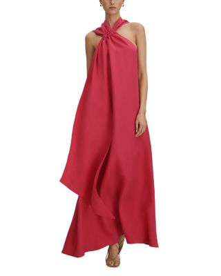 chinese dress ladies Counting Stars Linen Halterneck Dress