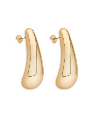 Raindrop Metal Drop Earrings