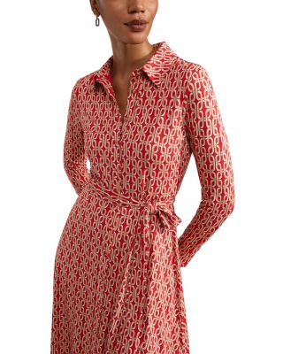 Clarice Jersey Collared Dress