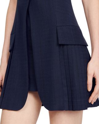 Carine Sleeveless Blazer Mini Dress