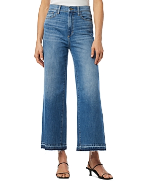 Shop Joe's Jeans Joes Jeans The Mia High Rise Wide Leg Ankle Jeans In Well Done