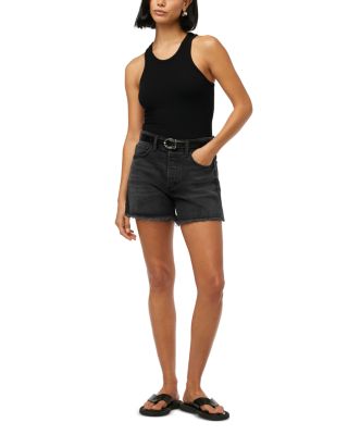 The Jessie High Rise Denim Shorts in Finesse