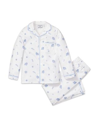 Petite Plume - Unisex Suffolk Seashells Pajama Set - Baby, Little Kid, Big Kid