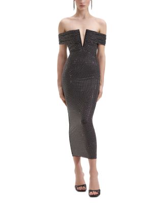 casual black bodycon dress Otoway Bodycon Maxi Dress main image 1