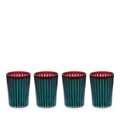 Prism Highball Glasses, Set of 4