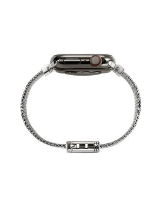 Apple Watch&reg; Diamond Pav&eacute; Sterling Silver Bracelet, 18mm