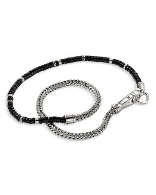 Sterling Silver Heishi Gemstone Wrap Bracelet