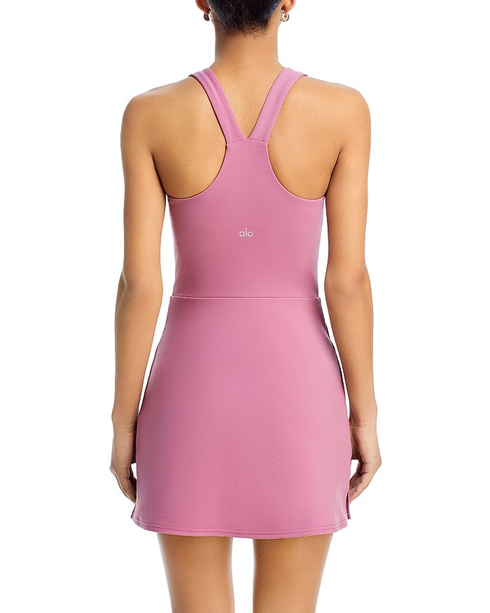Shop Alo Yoga Airbrush Real Tennis Dress In Soft Mulberry