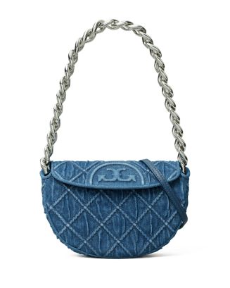Sac à Main Bric's Mezzaluna X-Bag Denim Petit Modèle - Neuf Avec étiquettes - Style Bracelet