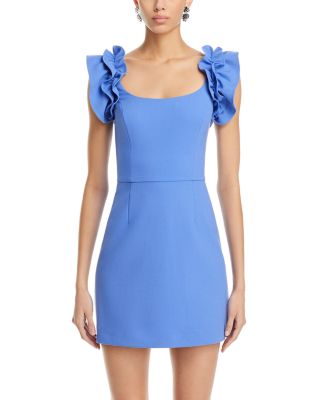 Whisper Ruffled Mini Dress