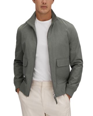 Reiss Rufus Zip Front Bomber Jacket