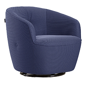 Shop Giuseppe Nicoletti Maglia Swivel Chair In Texture 3d-8349-20 Viola