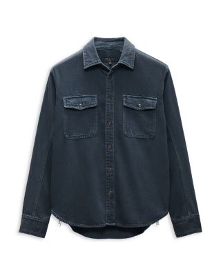 Denim Engineered Shirt Jacket