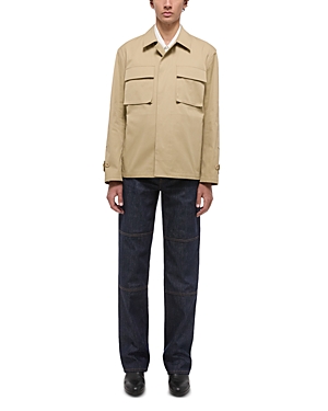 Shop Helmut Lang Relaxed Fit Utility Jacket In Khaki