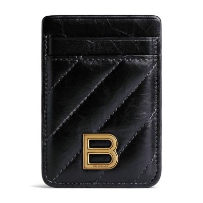 Balenciaga - Crush Magnet Card Holder Quilted