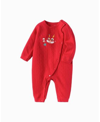 Balabala - Unisex New Year Season Knitted Innerwear Jumpsuit